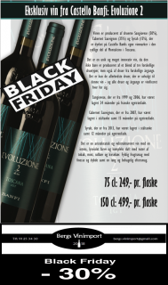 Black Friday Bergs Vinimport